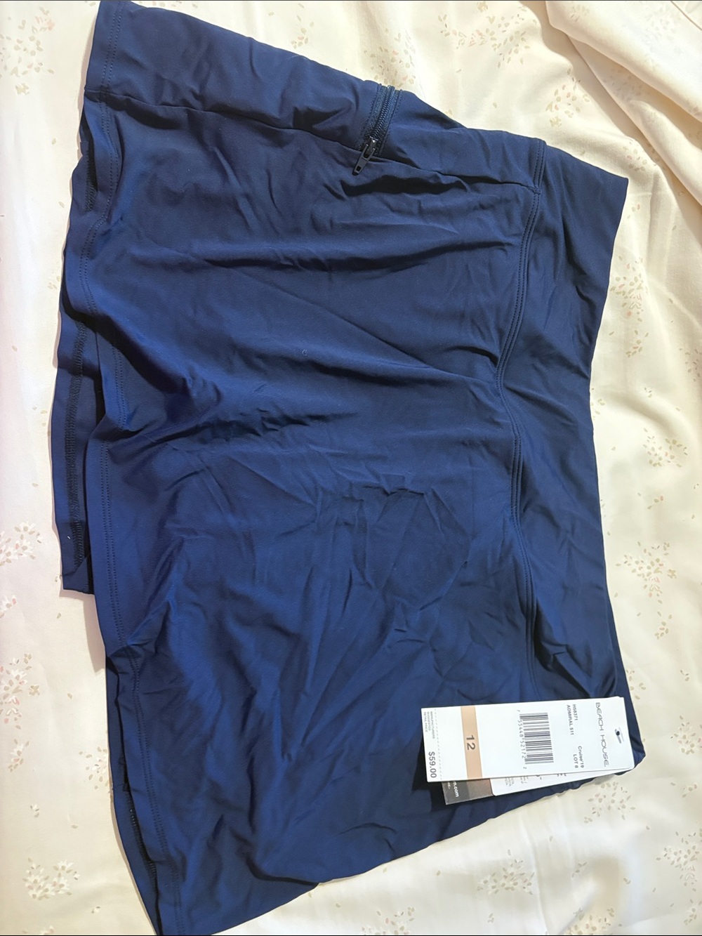 Beach House Navy Athletic Skort